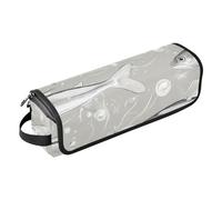 FRODOTGV Ferro arricciacapelli da donna impermeabile 2 in 1 con custodia da viaggio e tappetino resistente al calore con cerniera, organizer per accessori per ferri da stiro, piastre, Sweet Gardenia