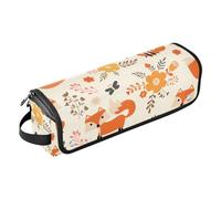 FRODOTGV Fox Autumn - Borsa da viaggio per strumenti per capelli caldi, con cuscinetto resistente al calore, per ferri da stiro, piastre e arricciacapelli, Fox Autunno Personalizzato Animale, 1 Size