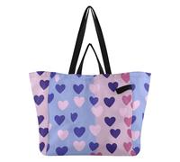 FRODOTGV Grandi borse di totalizzatore alla moda da cucina borsa da viaggio per gli uomini Store cuori colorati