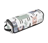 FRODOTGV Hair Tools - Borsa da viaggio impermeabile per arricciare i capelli, organizer da viaggio e tappetino resistente al calore per raddrizzatori, ferro arricciacapelli, asciugacapelli, cammelli