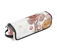 FRODOTGV Happy Easter Hot Cross Buns 2 in 1 - Organizer per capelli con tappetino in ferro, impermeabile, custodia da viaggio per piastre, piastre e arricciacapelli, 05, 1 Size