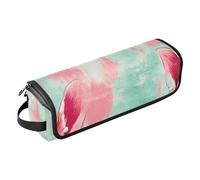 FRODOTGV Happy Easter Hot Cross Buns 2 in 1 - Organizer per capelli con tappetino in ferro, impermeabile, custodia da viaggio per piastre, piastre e arricciacapelli, 14, 1 Size