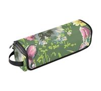 FRODOTGV Happy Easter Hot Cross Buns 2 in 1 - Organizer per capelli con tappetino in ferro, impermeabile, custodia da viaggio per piastre, piastre e arricciacapelli, 12, 1 Size