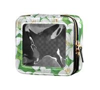 FRODOTGV Happy Easter Rabbit Carote Bowknot Daisy Egg Clear Make Up Bag, 08, 1 Size