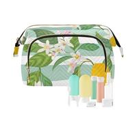 FRODOTGV Modello Limone con Frutti Tropicali Giallo Verde Trucco Bag Trucco Borse Per Le Donne Cosmetici Stoccaggio Essenziali Moneta, Modello Limone con Frutti Tropicali Giallo Verde, 1 Size