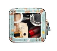 FRODOTGV Modello senza cuciture Little Deer Lepre Impermeabile Viaggio Toiletry Bag Cute Makeup Bag Clear Makeup Organizer, Seamless Pattern Little Deer Lepre, 1 Size