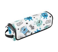 FRODOTGV Monster Hello - Borsa da viaggio per accessori da viaggio per donne, con tappetino resistente al calore, per ferri da stiro e accessori per la cura dei capelli, Ciao mostro, 1 Size