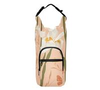 FRODOTGV Nature Flowers - Zaino piccolo con porta bottiglia d'acqua, multi formato, per passeggiate e borraccia, adatto per bottiglie da 20/24/32/1,134 g