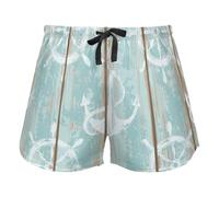 FRODOTGV Old Boards Ship Deck Pattern Pajama Bottoms Womens Lounge Shorts for Workout Gym Running,L