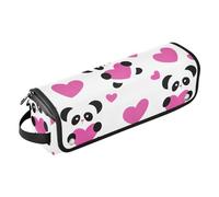 FRODOTGV Organizer 2 in 1 per strumenti per capelli, accessorio da viaggio con tappetino in ferro, panda innamorati pesca per piastre, piastre e arricciacapelli, Love Pandas Pesca, 1 Size