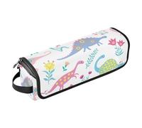 FRODOTGV Organizer 2 in 1 per strumenti per capelli, custodia per il trasporto di ferro arricciacapelli piatto, impermeabile, con tappetino in ferro, per piastre, ferri arricciacapelli, dinosauri,