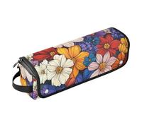 FRODOTGV Organizer 2 in 1 per strumenti per capelli, grande capacità, con cuscinetto resistente al calore, per raddrizzatori, arricciacapelli, asciugacapelli, fiori, lavanda, calle, giglio, narciso,