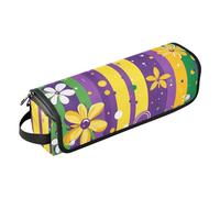 FRODOTGV Organizer 2 in 1 per strumenti per capelli, impermeabile, piatto arricciacapelli e tappetino resistente al calore, per raddrizzatori, ferro arricciacapelli, asciugacapelli, gioielli con piume