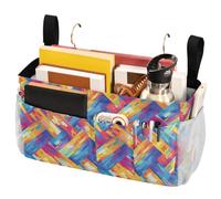 FRODOTGV Organizer da appendere al comodino con tasche per dormitorio universitario, sponde letto ospedaliere, campeggio