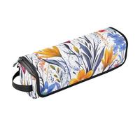 FRODOTGV Organizer per strumenti per capelli 2 in 1, grande capacità, organizer per strumenti per capelli e tappetino resistente al calore con cerniera per strumenti caldi, ferro arricciacapelli,