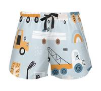 FRODOTGV Pantaloncini da allenamento da donna Carino Koala Buona Notte Modello Blu Grigio Pantaloncini Pigiama Running Allenamento Pantaloncini di Cotone, Giocattolo disegnato a mano del modello