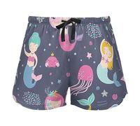 FRODOTGV Pantaloncini da pigiama elastici in vita con coulisse ape felice buona fortuna cartoni animati margherita donna allenamento sport yoga lounge pantaloncini, Seamless Childish Kawaii Carino