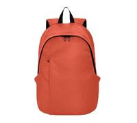 FRODOTGV Piccolo zaino da uomo elegante borsa per laptop da viaggio essenziale per donne e uomini gite, lavoro, famiglia, viaggi, colore rosso brillante tinta unita