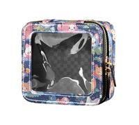 FRODOTGV Pop Dinosaur Boho Style Fantasy Art Clear Make Up Bag, 03, 1 Size