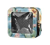 FRODOTGV Pop Dinosaur Boho Style Fantasy Art Clear Make Up Bag, 11, 1 Size