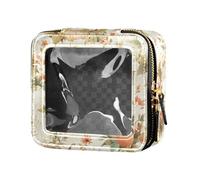 FRODOTGV Pop Dinosaur Boho Style Fantasy Art Clear Make Up Bag, 12, 1 Size