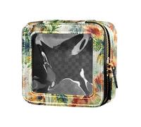 FRODOTGV Pop Dinosaur Boho Style Fantasy Art Clear Make Up Bag, 20, 1 Size