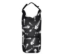 FRODOTGV Porta bottiglia con scheletri di pesci hawaiani morti, borsa per il trasporto di bottiglie d'acqua per escursioni, adatto per bottiglie da 60/61/91/1134 ml