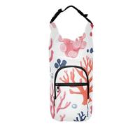 FRODOTGV Portabottiglie per acqua con coralli rosa Portabottiglie portatile per bottiglie d'acqua da passeggio per bottiglie da 20/24/32/4 once, Coralli Rosa, 1 size, Claasico