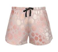 FRODOTGV Rosa Gold Astract Spots Pajama Bottoms Womens Lounge Shorts for Workout Gym Running,XXL