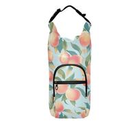 FRODOTGV Rosa Pesche Azzurro Bottiglia D'acqua Sling per Camminare Multi Size Borsa Isolata per Bottiglie D'acqua Porta Bottiglia D'acqua Cintura Adatto 20/24/32/4 oz Bottiglie