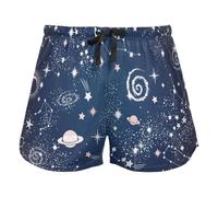 FRODOTGV Star Sun Moon Planet Women Pajama Bottoms, Pantaloncini da allenamento con Pockets per Yoga Running, XXL