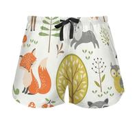 FRODOTGV Summer Personalized Pattern Women Pajama Bottoms, Workout Pantaloncini con Pockets per Yoga Running, L