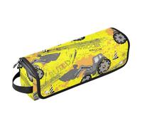 FRODOTGV Trattore grigio senza cuciture 2 in 1 organizer per strumenti per capelli con tappetino resistente al calore Custodia da viaggio per ferro arricciacapelli impermeabile per ferro