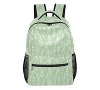 FRODOTGV Zaino da esterno a forma di rigido, design vuoto, con dettagli in rete traspirante, per bambini e ragazzi dai 7 ai 18 anni, per brevi gite di un giorno, taglia S, Floreale salvia, S, Casual