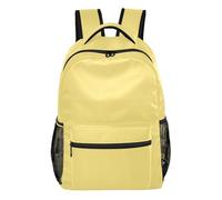 FRODOTGV Zaino scolastico strutturato forma stabile traspirante dettaglio in rete per studenti scolastici attività all'aperto taglia S, Narciso cremoso, S, Casual