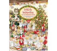 Fröhliche Weihnachten mit den Weihnachtswichteln: Ein Adventskalender-Wimmelbuch mit 24 Türchen