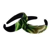 Frog-1982 - Confezione da 2 cerchietti imbottiti, alla moda, spessi e larghi, per donne e ragazze, cerchietti per capelli in velluto, accessori per capelli