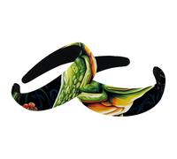 Frog-750 - Confezione da 2 cerchietti imbottiti, alla moda, spessi, larghi, per donne e ragazze, cerchietti per capelli in velluto, accessori per capelli