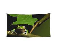 Frog and Rain - Cappello per Halloween, copertura completa, per festival, feste e feste in tessuto lavabile in lavatrice