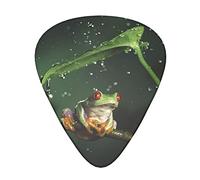 Frog and Rain - Plettro per chitarra, 12 pezzi, accessori per chitarra, adatto per chitarra Yukriri e altri