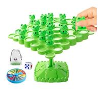 Frog Balance Game Toys, Two-Player Balance Game Tree Parent Interactive Family Tabletop Puzzle, Balances Games Tree Two-Player Parent-Child Interactive Family Tabletop Puzzle Toy,Frogs Boar