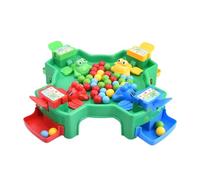 Frog Board Game, Portable Hungry Frog Desktop Toy, 10.43x10.43x2.68 Inches Excellent Materials, Quick Reflexes Preschool Play, Fine Motor Skill Training for Boys and Girls