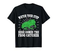 Frog Catcher Watch Your Step Frog Maglietta