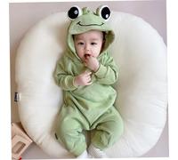 Frog Costume Baby, adorabile tuta da rana per neonati con cappuccio per gli occhi di rana, pagliaccio con cappuccio a manica lunga per neonati per neonati di età compresa tra 0 e 1 anno, 66 cm)