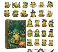 Frog Countdown Calendar 24 Days Holiday Windowsill Dining Table Holiday