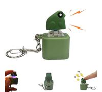 Frog Croaking Fidget Toy , 2025 New Rechargeable Frog Croaking Keychain , Frogs C-roaking Stress Reliever with Colorful Lights, Fun & Portable Anxiety Relief Toy (1PCS)