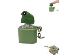 Frog Croaking Fidget Toy,Frog Keychain with Sound Croaking,Keyboard Fidget Clicker Toy with Colorful Lights,Fun & Portable Anxiety Relief Toys (Frogs Croak,OWE)