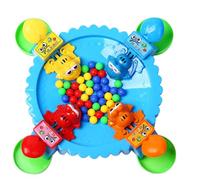Frog Eating Beads Game, Educational Counting Toy, Colorful Beads Activity, Portable Learning Game, Cute Design, Made Of Dependable Abs Material, 14.37x14.37x2.95in
