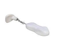 Frog Factory Ploppit 5,71 cm bianco con coda bianca, confezione da 4