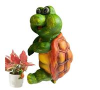 Frog Flower Pot Hugger - Carina memoria e ornamento di animali resistente ai raggi UV per giardino, prato, cortile, stagno, ufficio o luogo di lavoro, promozione di texture realistica regalo